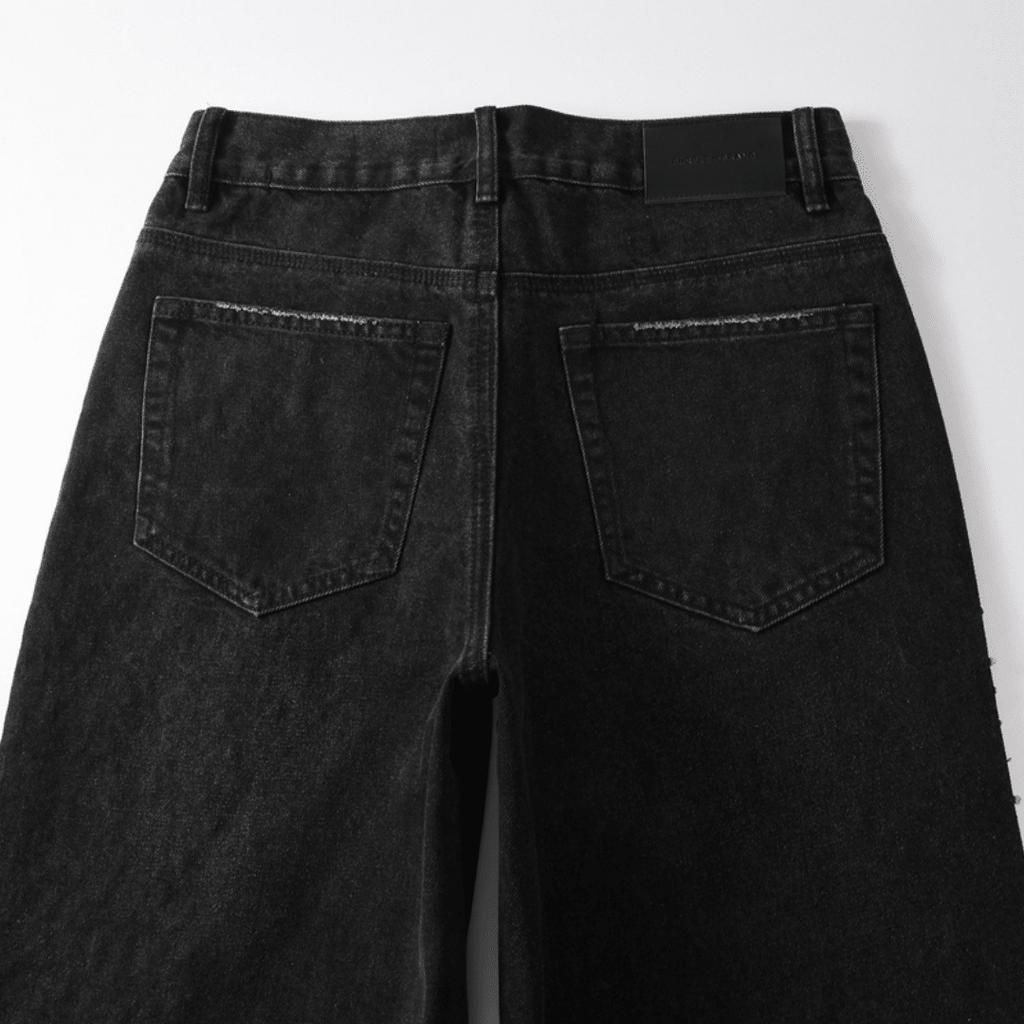 Purple Black Diamonds Jeans