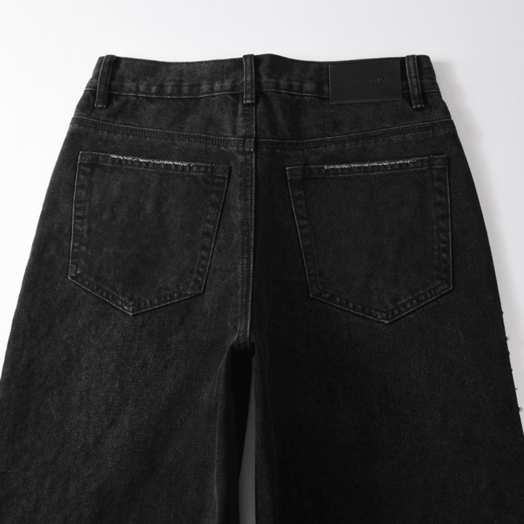 Purple Black Diamonds Jeans