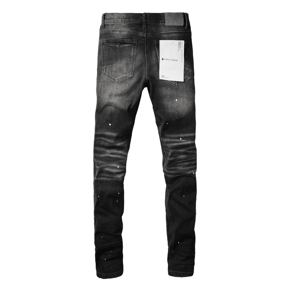 Purple Black Jeans