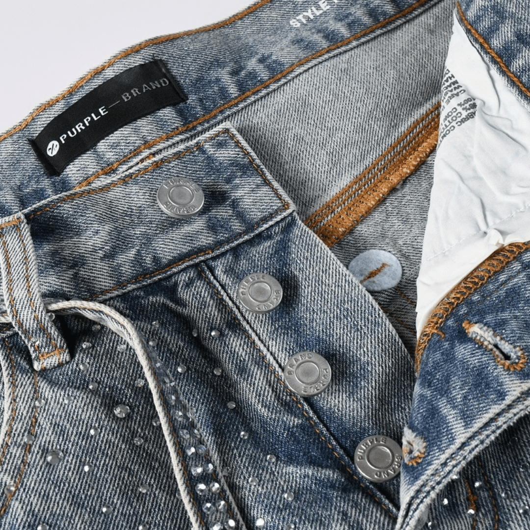 Purple Diamonds Blue Jeans
