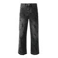 Purple Flared Black Jeans