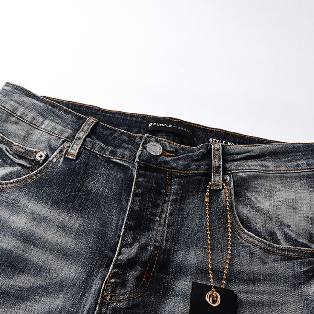 Purple Flared Jeans