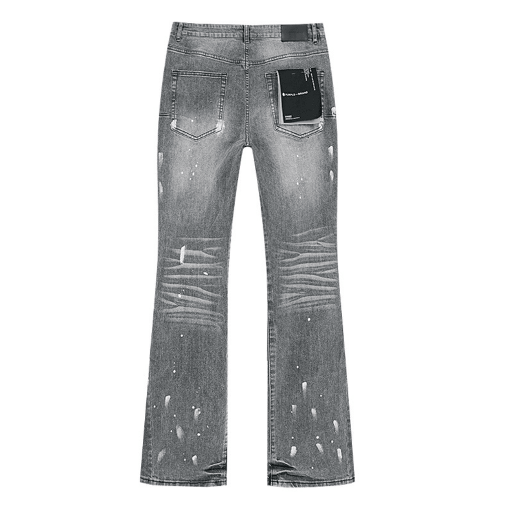 Purple Flared Jeans