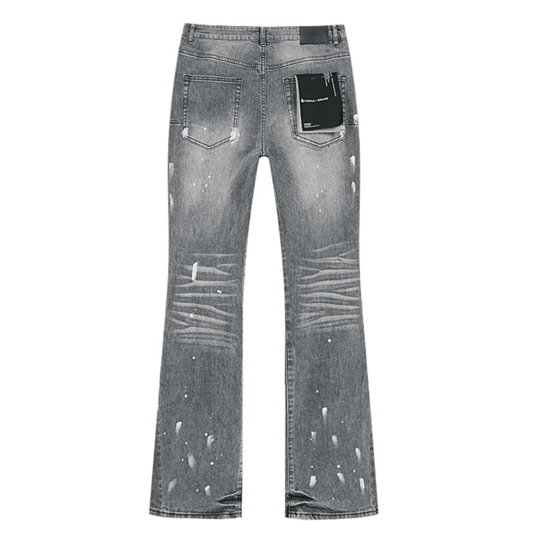 Purple Flared Jeans