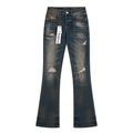 Purple Flared Jeans