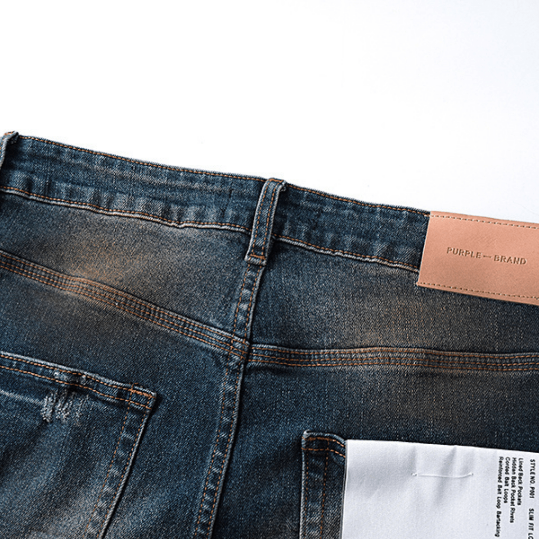 Purple Flared Jeans