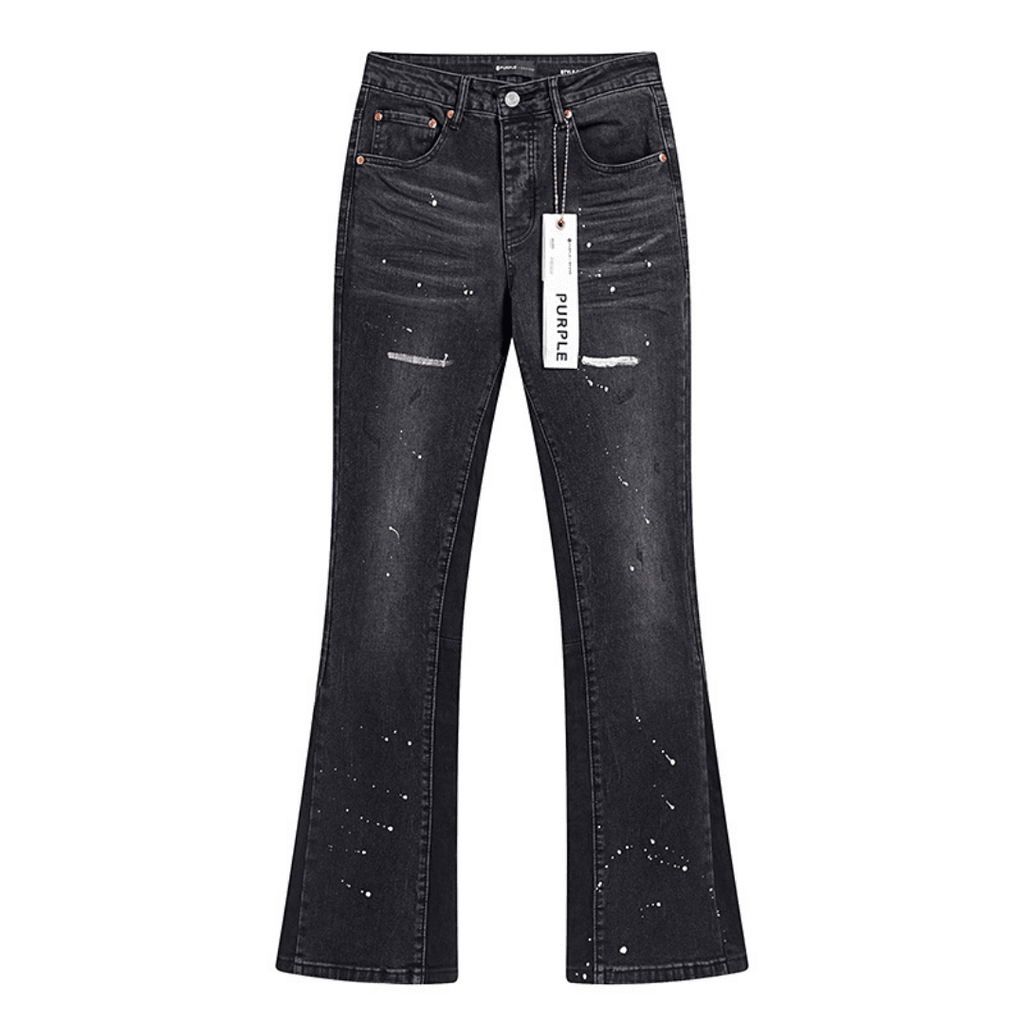 Purple Flared Jeans