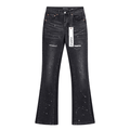 Purple Flared Jeans
