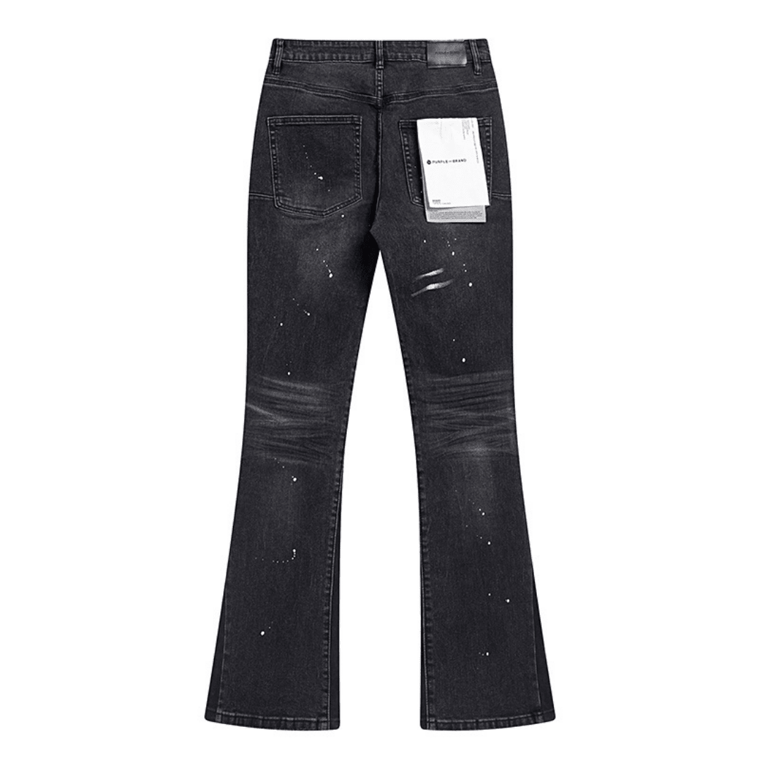 Purple Flared Jeans