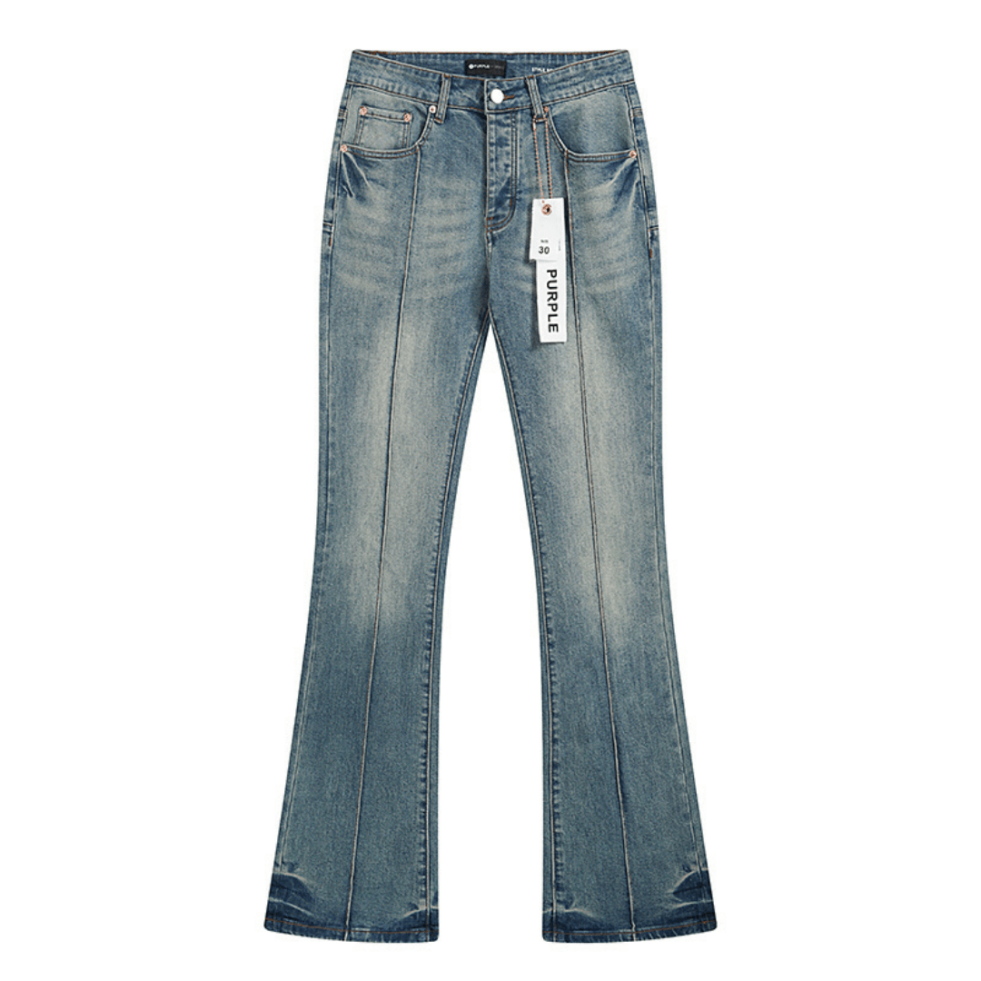 Purple Flared Jeans