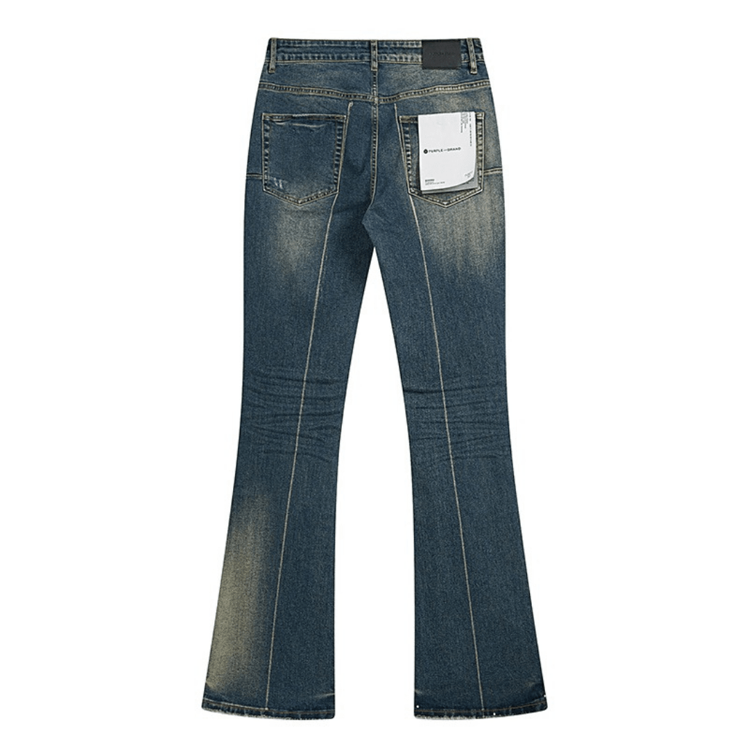Purple Flared Jeans