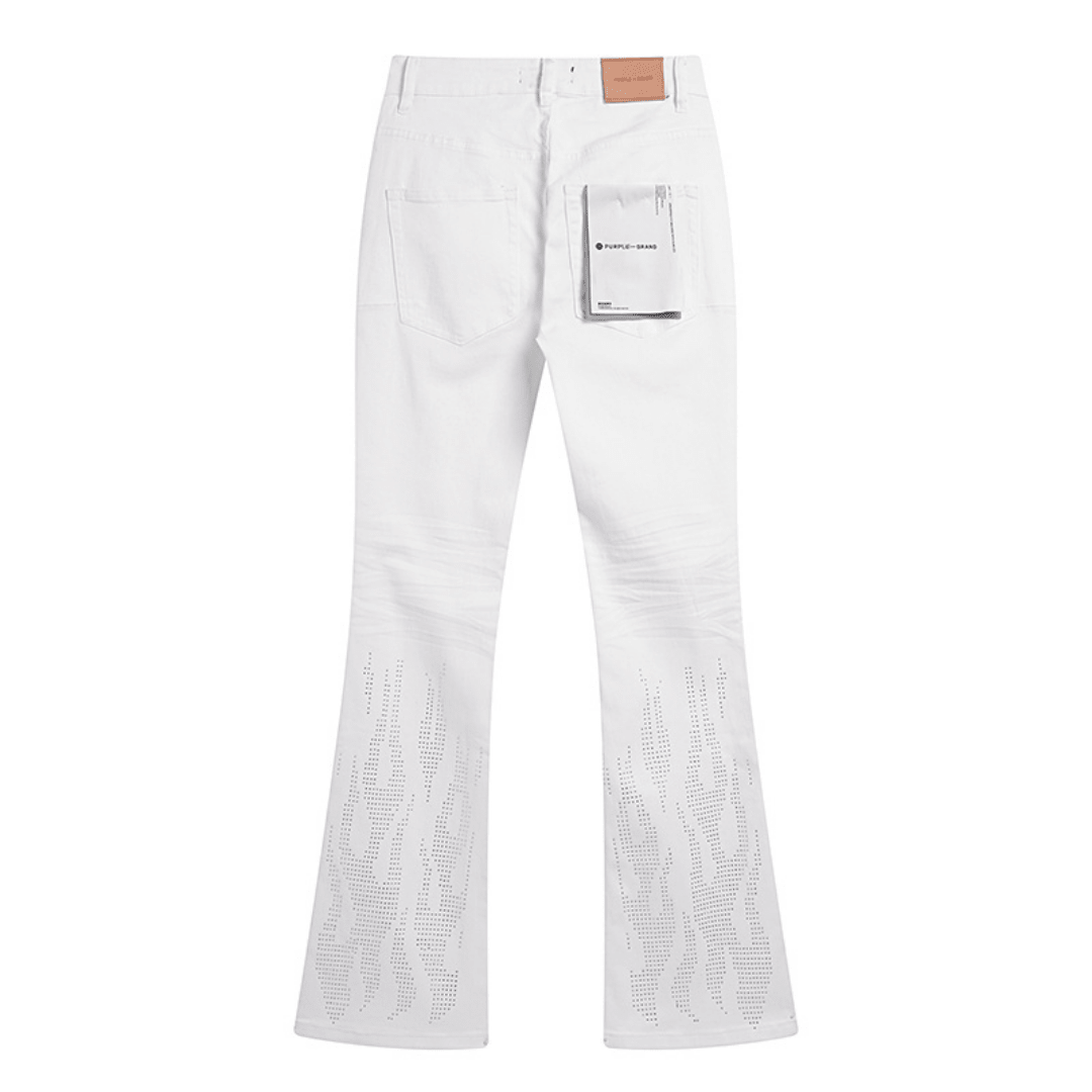 Purple Flared Jeans