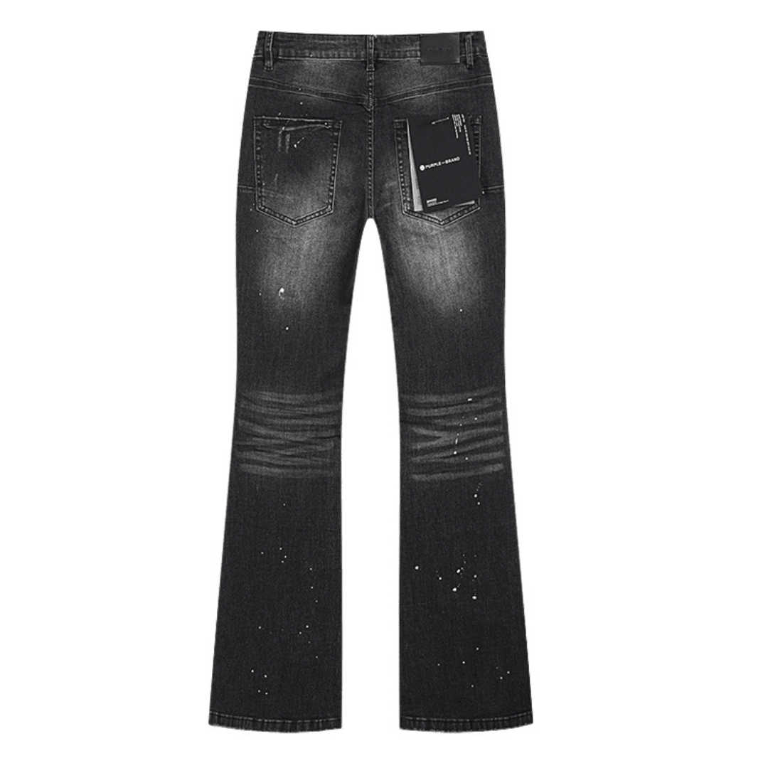 Purple Flared Jeans