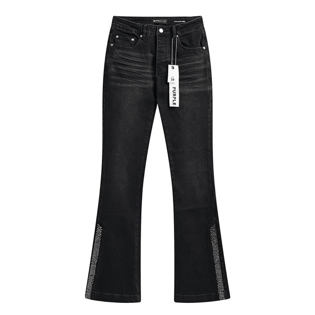 Purple Flared Jeans