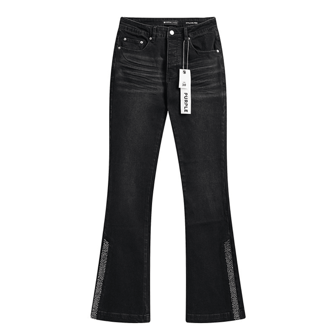 Purple Flared Jeans