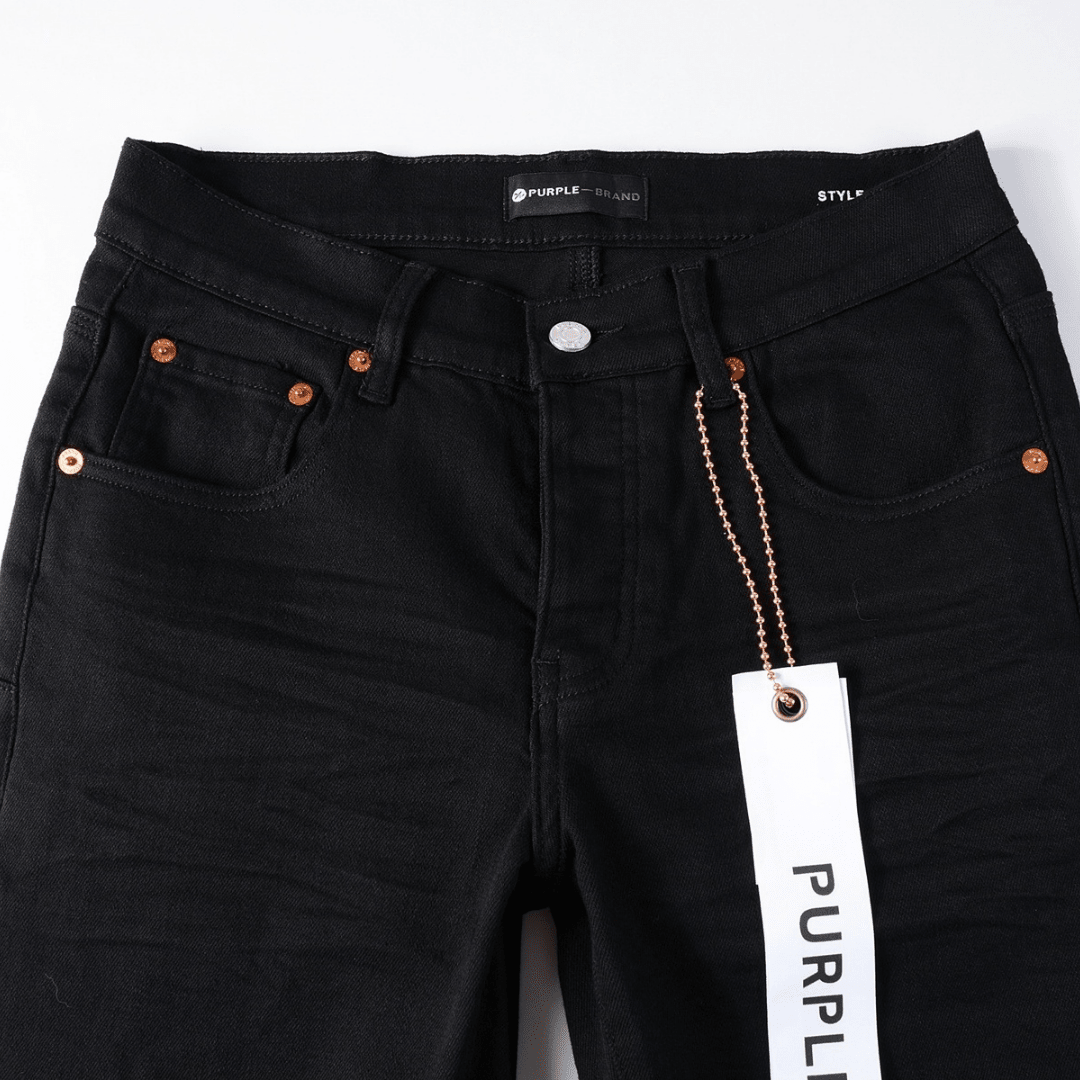 Purple Full Black Jeans