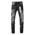 Purple Gradient Black Jeans