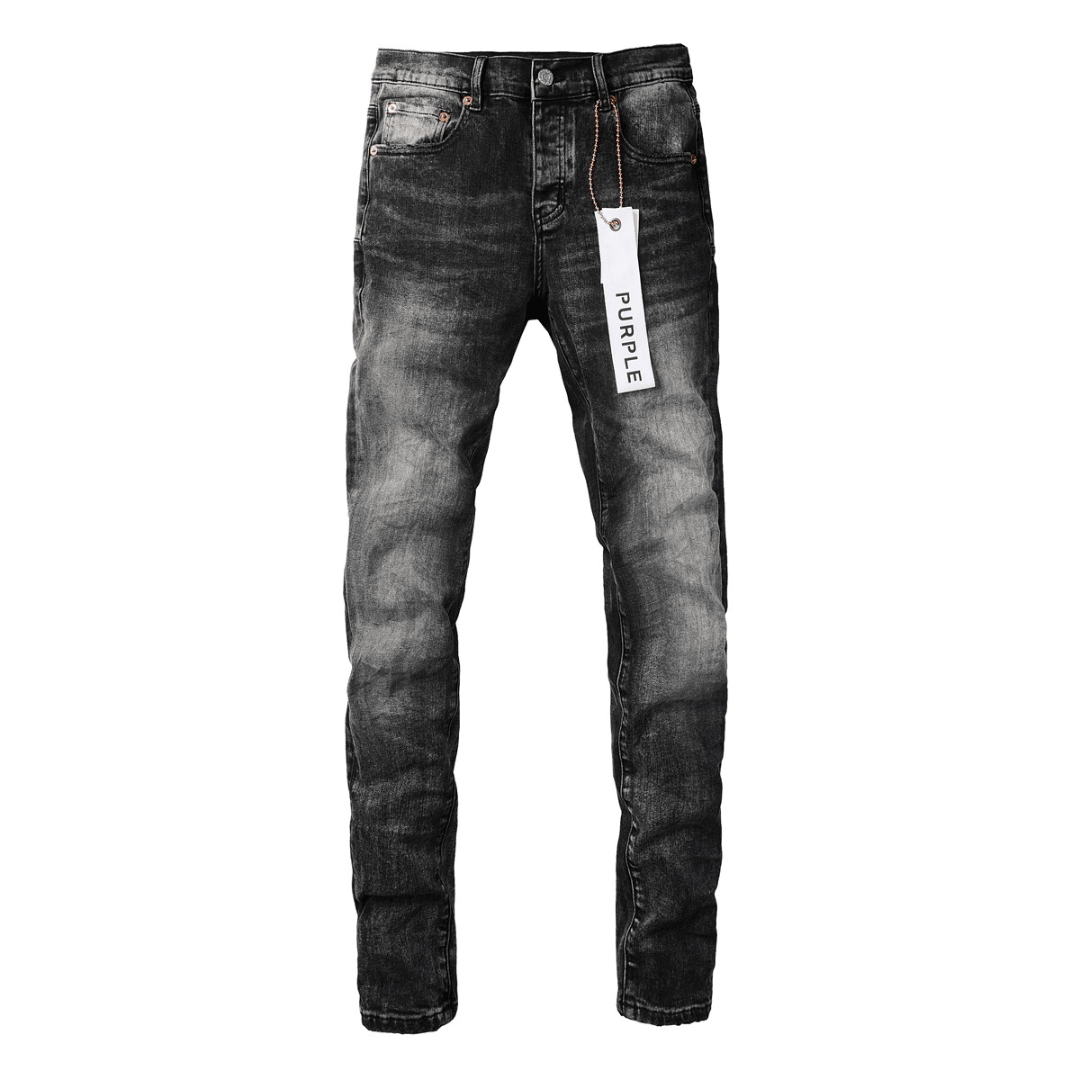 Purple Gradient Black Jeans