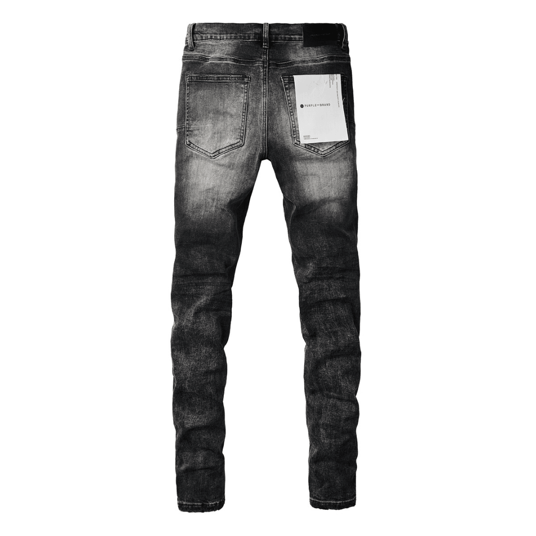 Purple Gradient Black Jeans