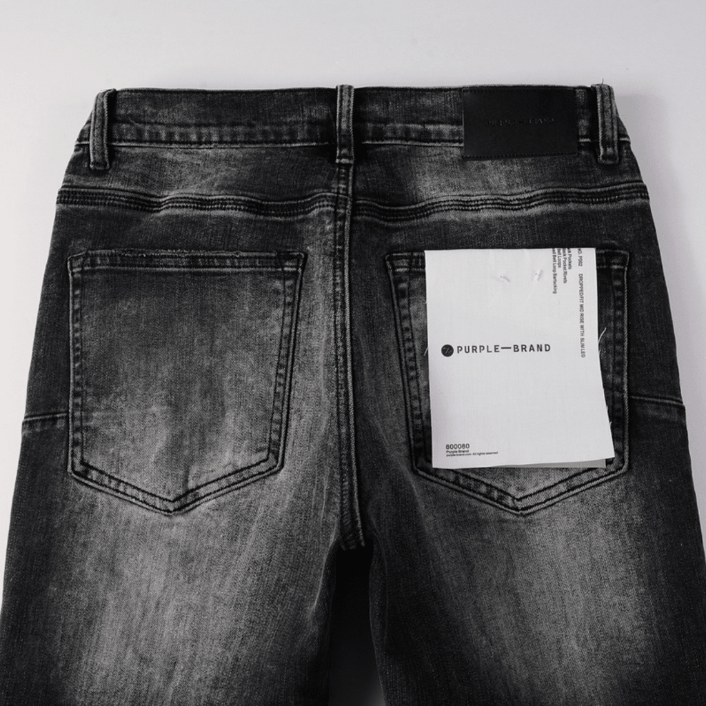 Purple Gradient Black Jeans