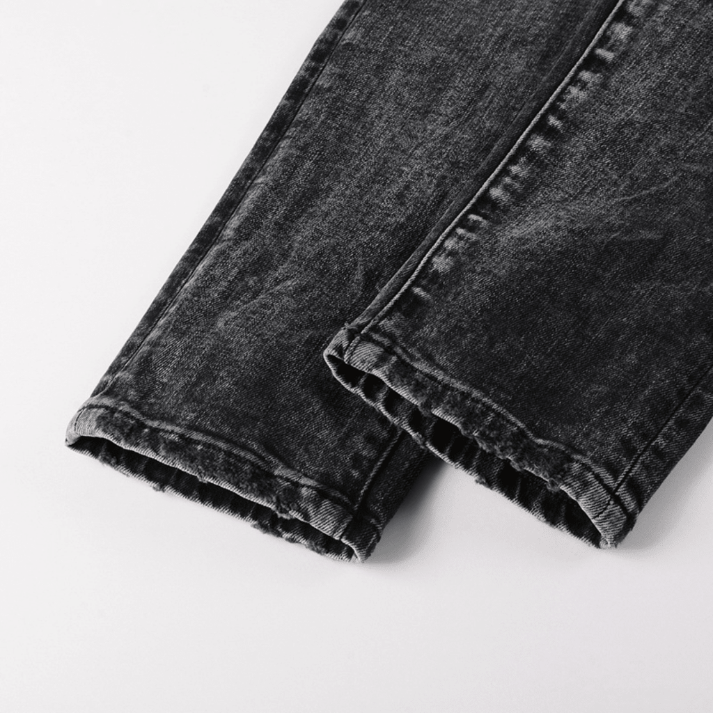 Purple Gradient Black Jeans