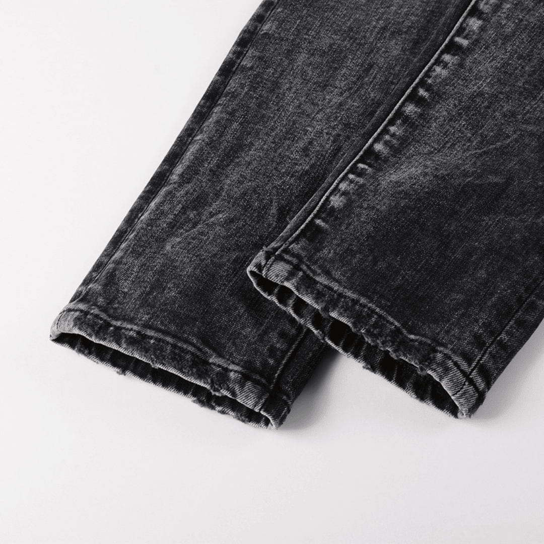 Purple Gradient Black Jeans