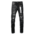 Purple Gradient Black Jeans