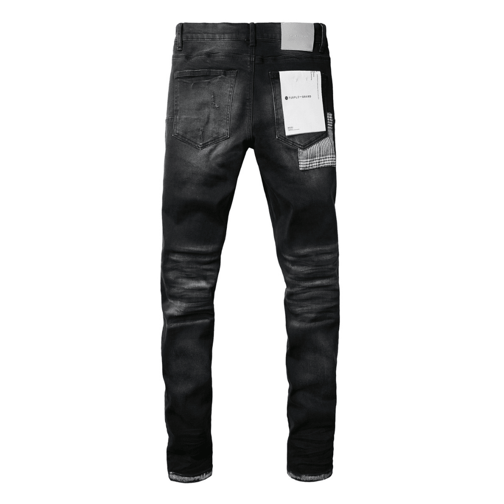Purple Gradient Black Jeans
