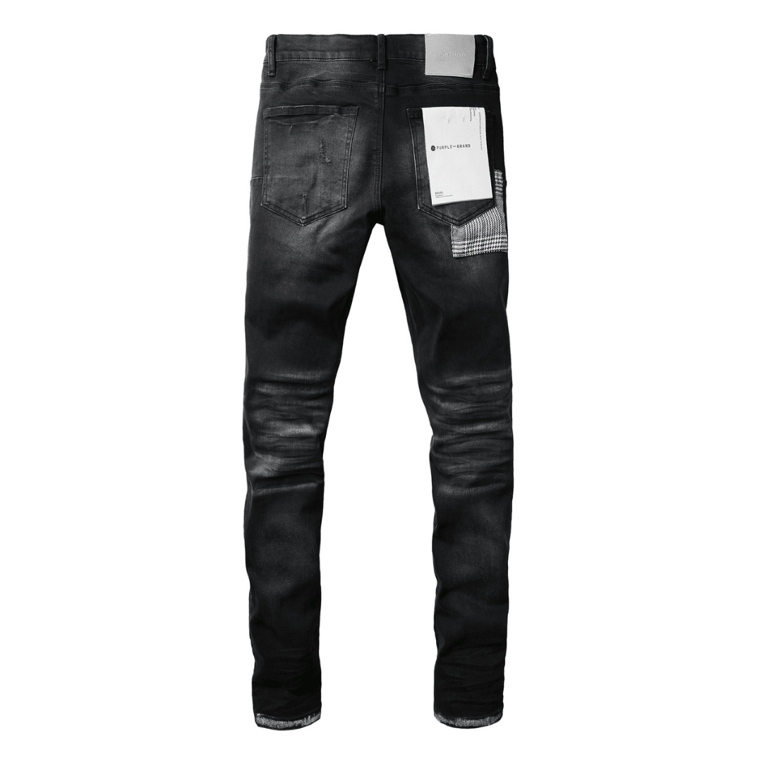 Purple Gradient Black Jeans
