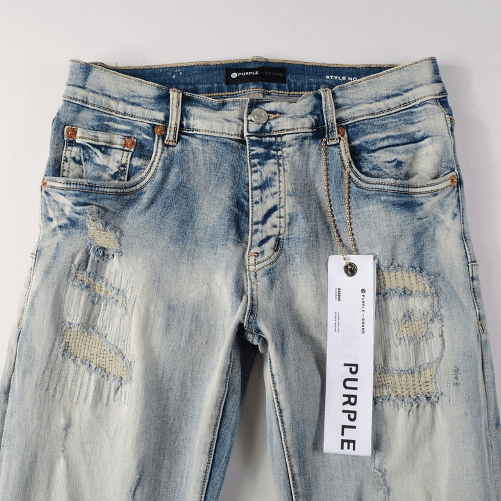Purple Gradient Blue Jeans