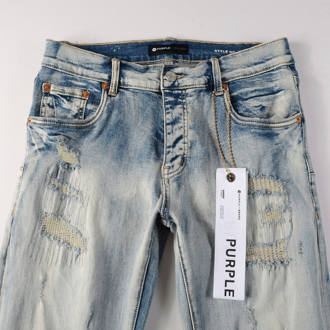 Purple Gradient Blue Jeans