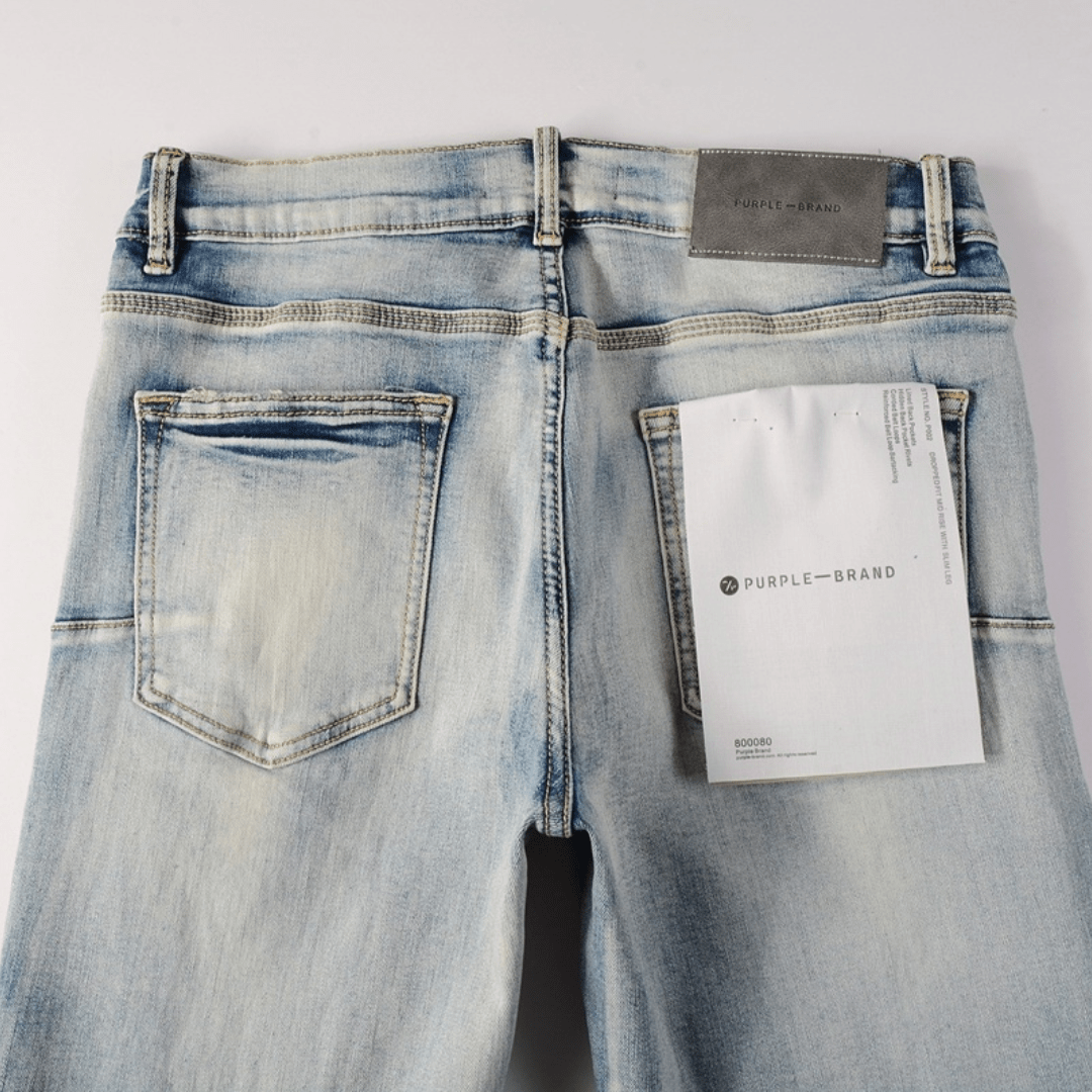 Purple Gradient Blue Jeans
