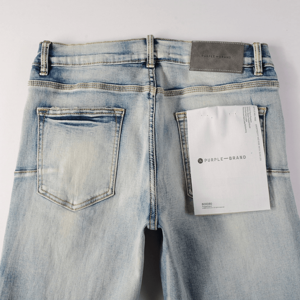 Purple Gradient Light Blue Jeans