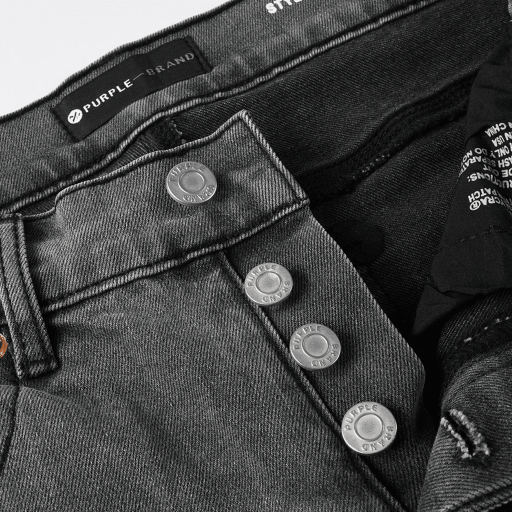 Purple Grey Diamonds Jeans