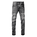 Purple Grey Ripped Jeans