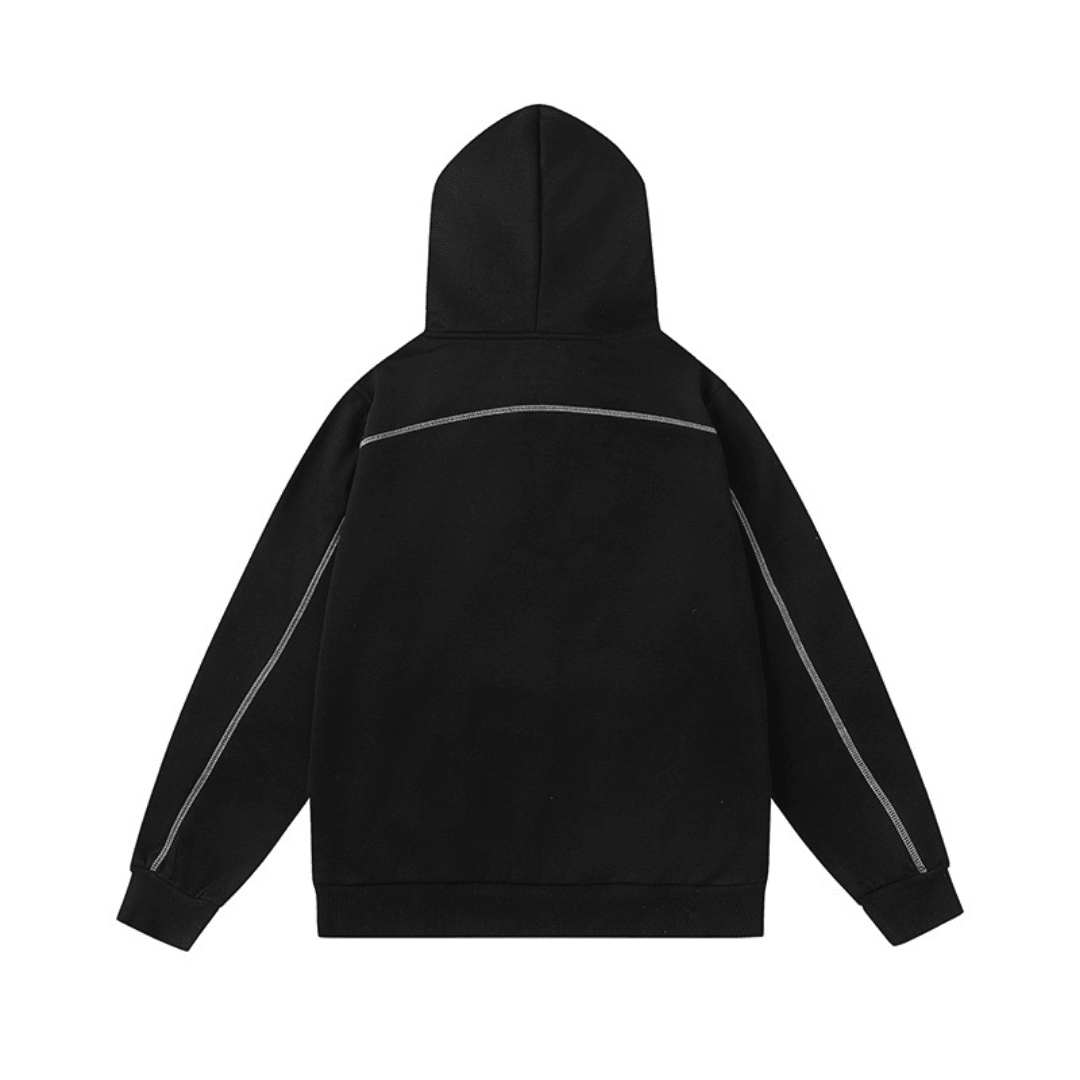 Split Arch Black Tracksuit