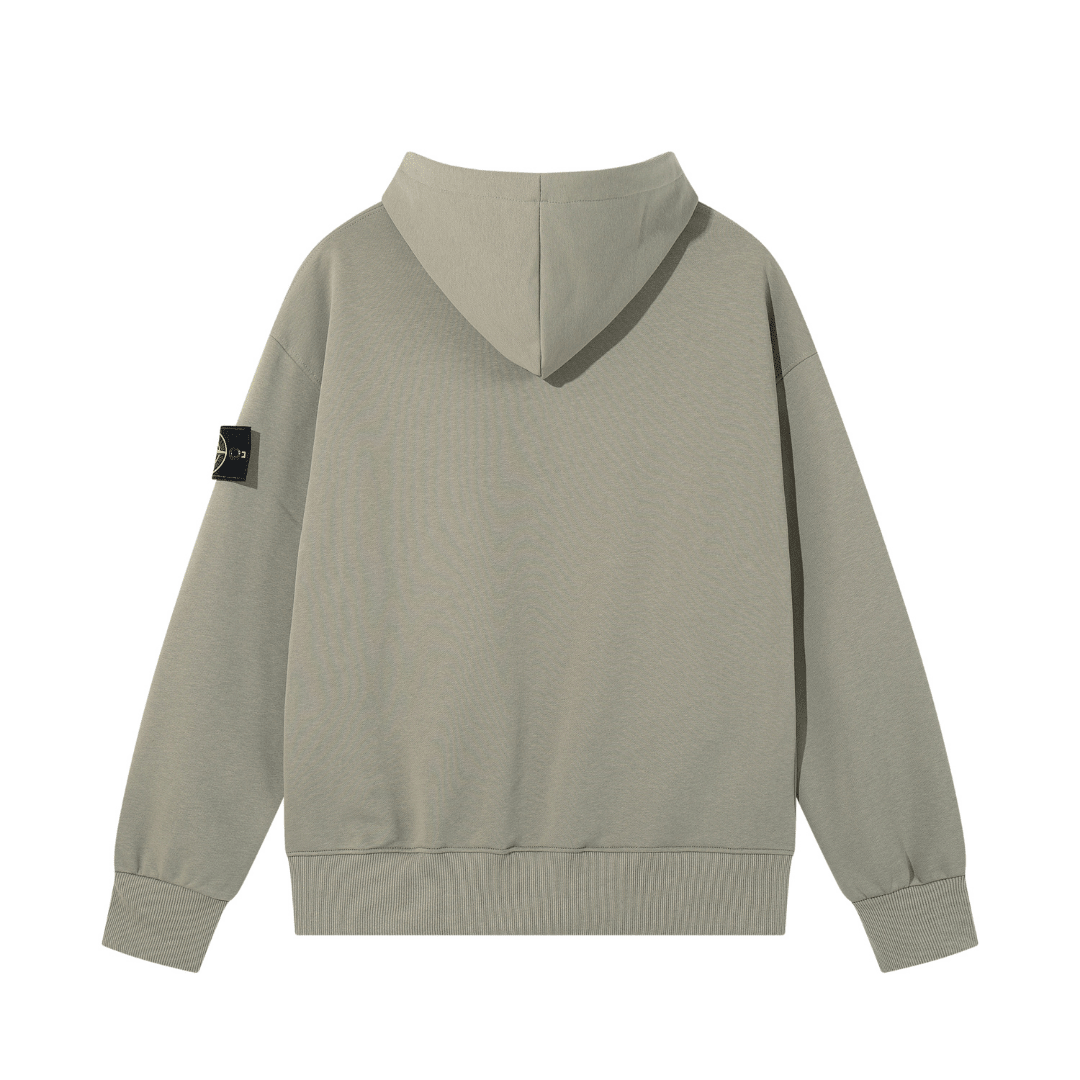 Stone Monogram 4.0 Zip Hoodie