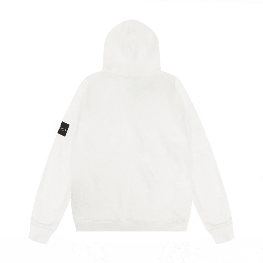 Stone Monogram Zip Hoodie
