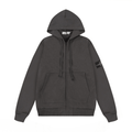 Stone Monogram Zip Hoodie