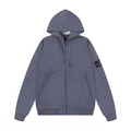 Stone Monogram Zip Hoodie