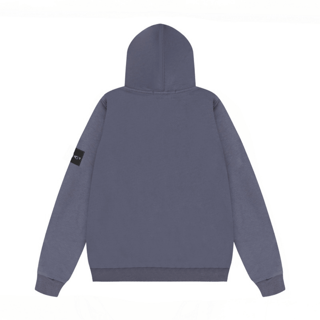 Stone Monogram Zip Hoodie