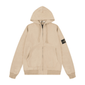 Stone Monogram Zip Hoodie