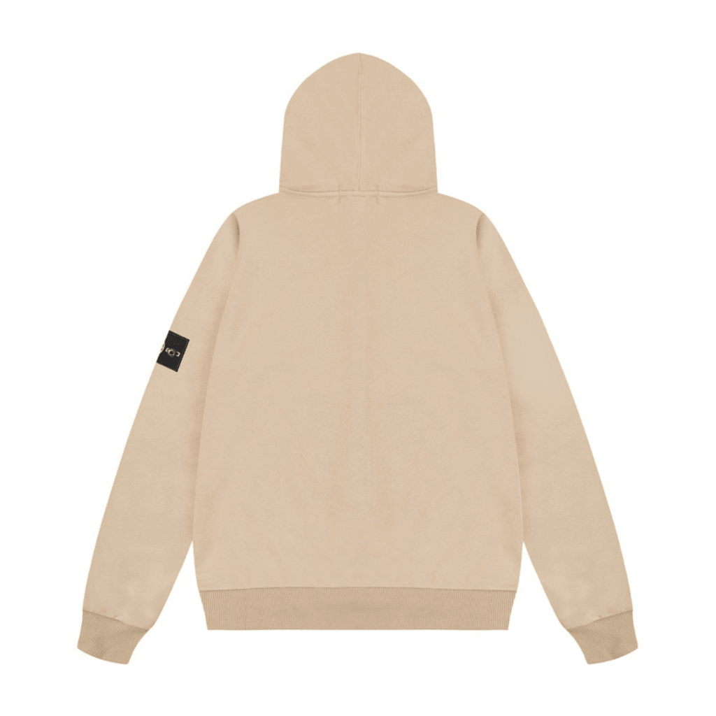 Stone Monogram Zip Hoodie