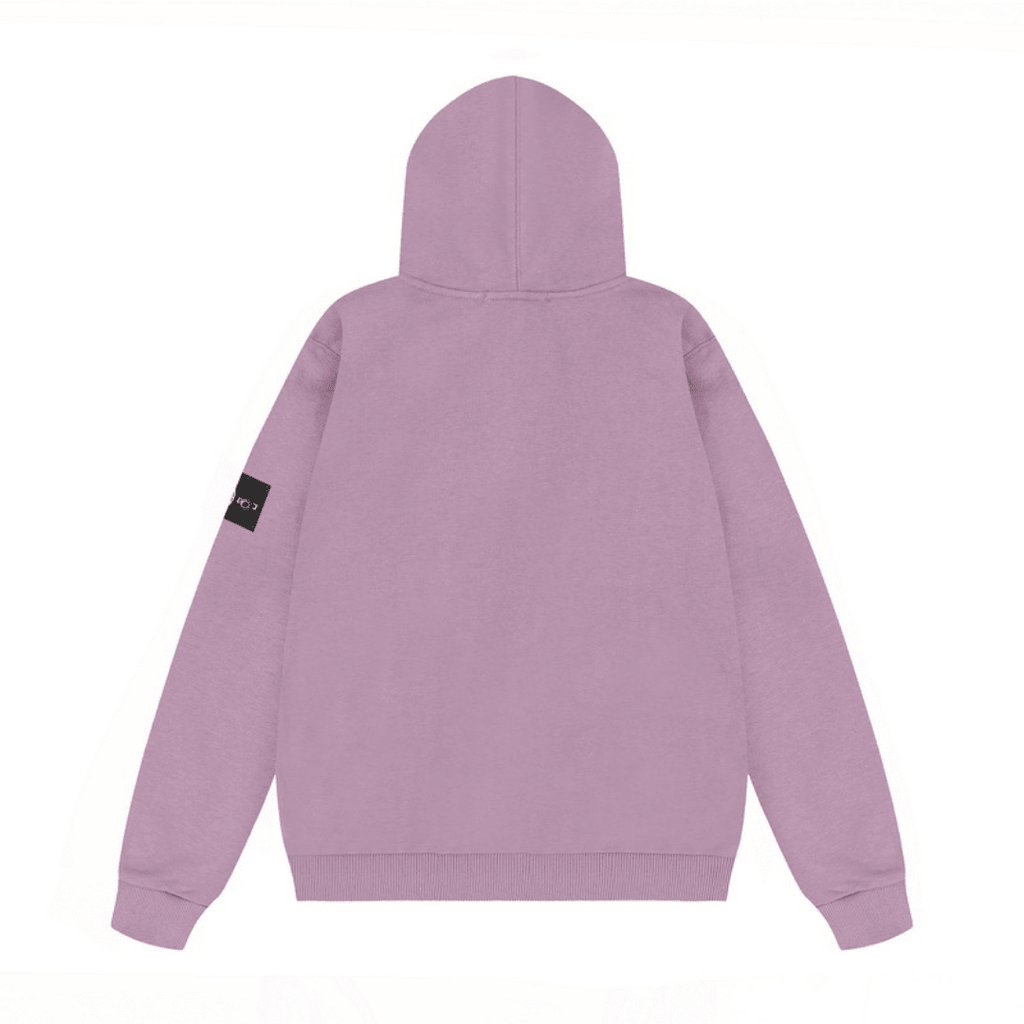 Stone Monogram Zip Hoodie