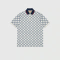 Stretch cotton polo shirt