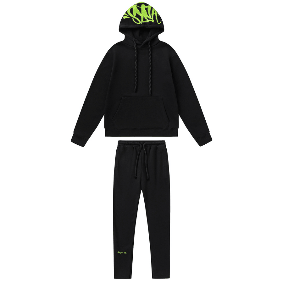 Syna Black Green Tracksuit