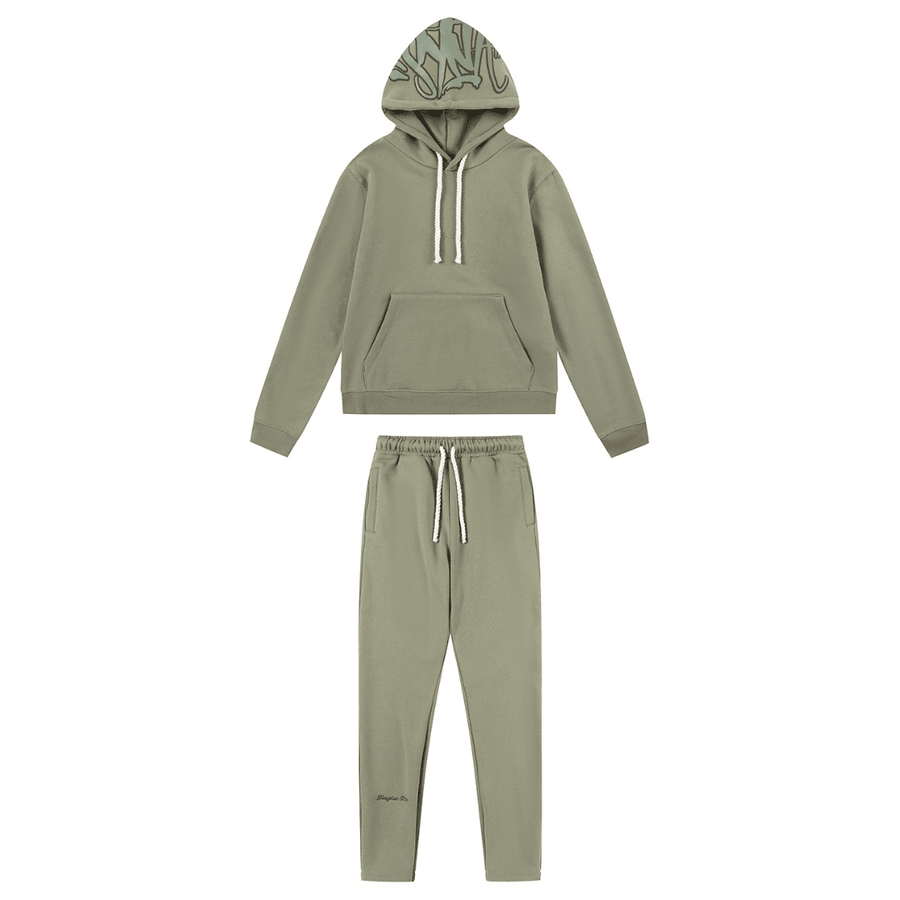 Syna Logo Green Tracksuit