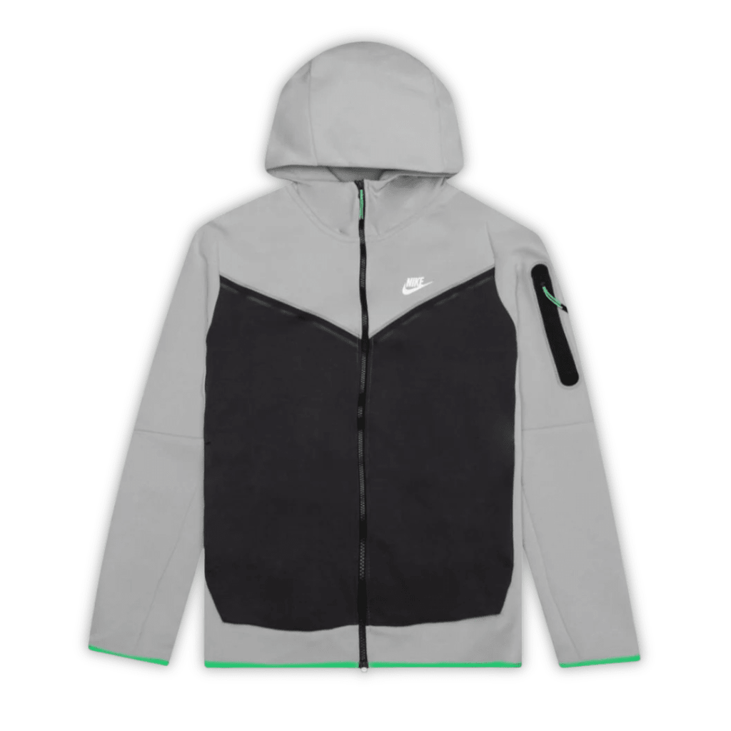 Tech Smoke Grey/Anthracite/Sail Full-Zip Hoodie